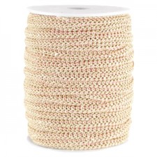 Fashion wire flat 5mm Light pink-gold